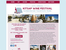 Tablet Screenshot of kitsapwinefestival.com